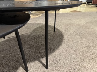 Set van 2 salontafels, bruin